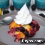 Effortless Air Fryer Blackberry Cobbler A Summer Delight 14 homemade air fryer blackberry cobbler recipe dinners done quick featured image