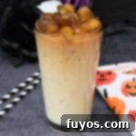 Halloween's Dearly Depar-tead Brown Sugar Skull Milk Tea 12 dearly depar-tead skull milk tea recipe dinners done quick featured image