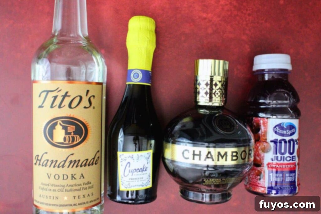 Crimson Fang Nectar 4 ingredients to make vampire kiss cocktail