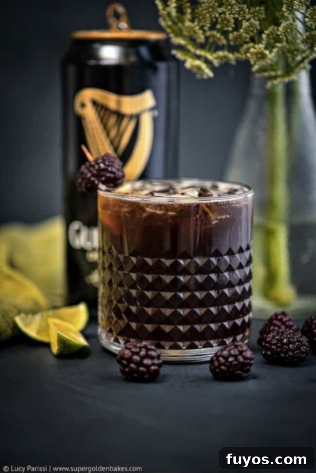 Guinness Black Magic Cocktail