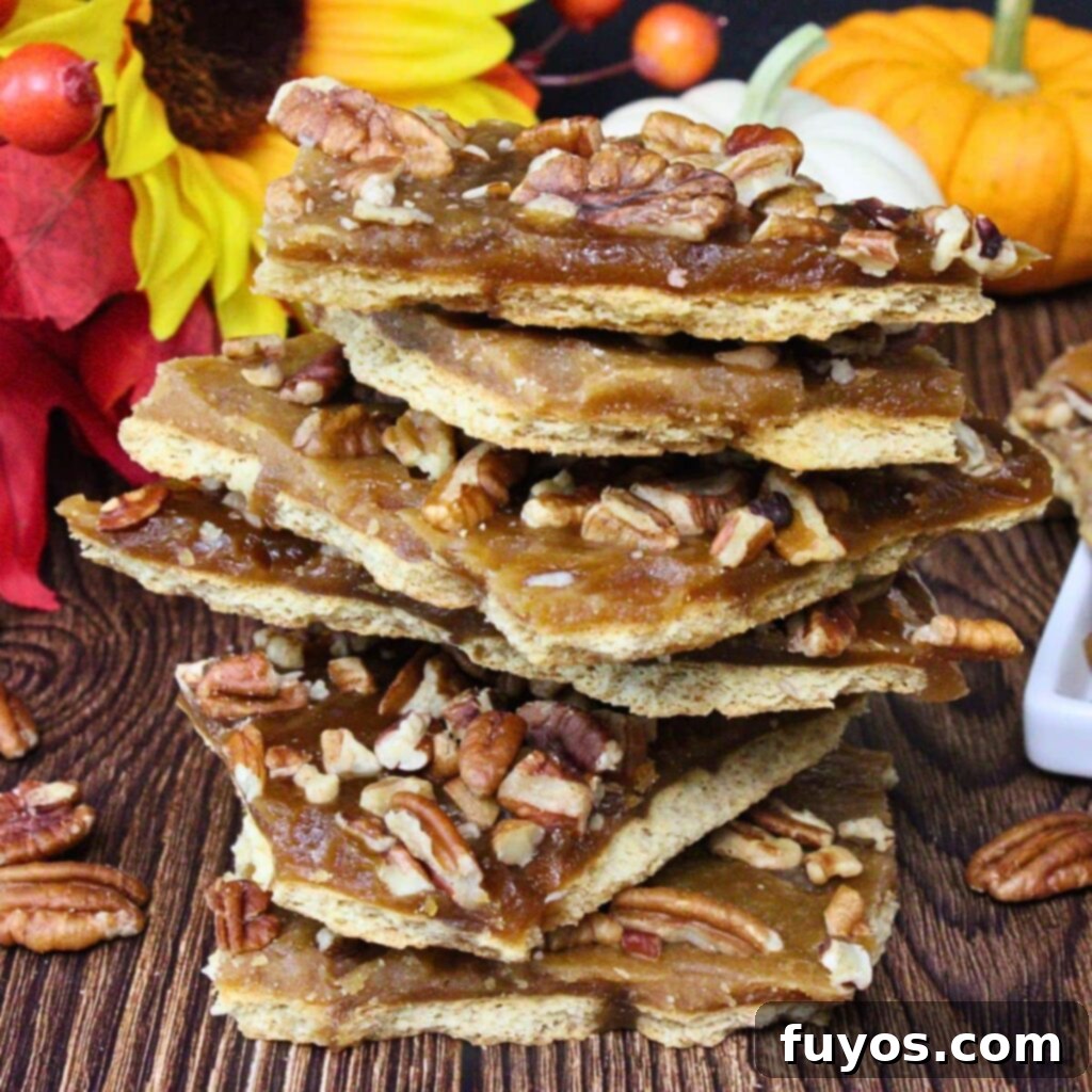 Easy Pecan Pie Toffee Bark 2 pecan pie bark recipe dinners done quick featured image