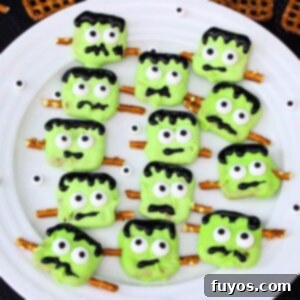 frankenstein pretzels recipe dinners done quick featured image