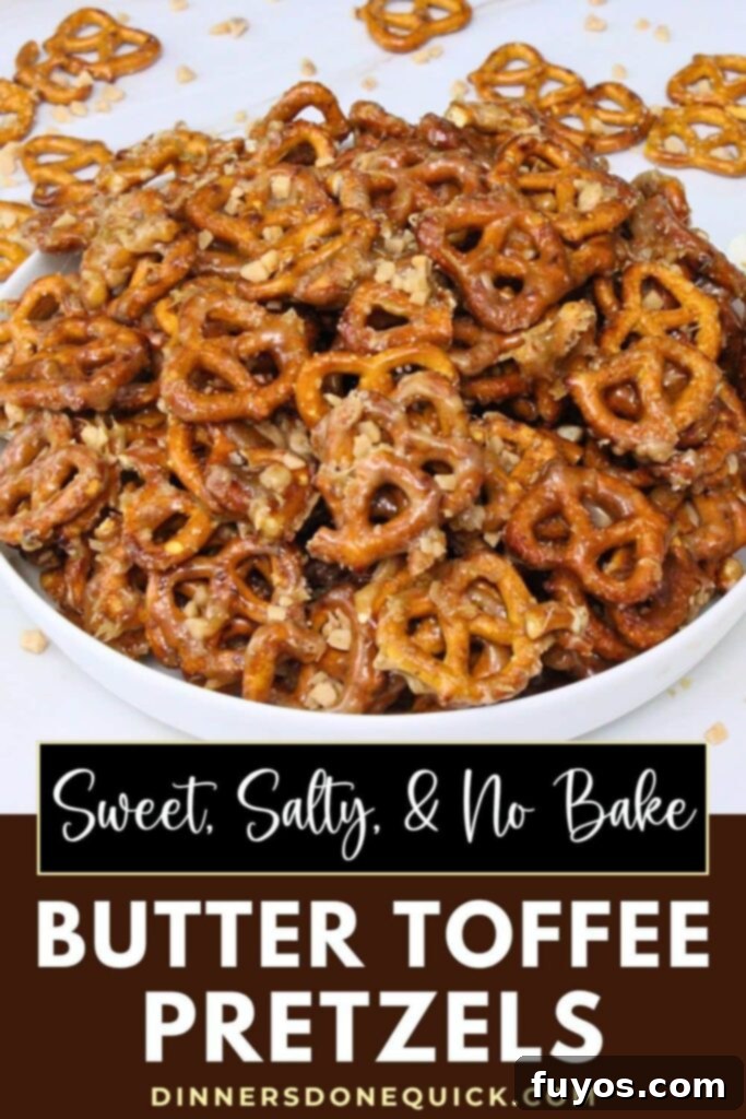 butter toffee pretzels recipe dinners done quick pinterest