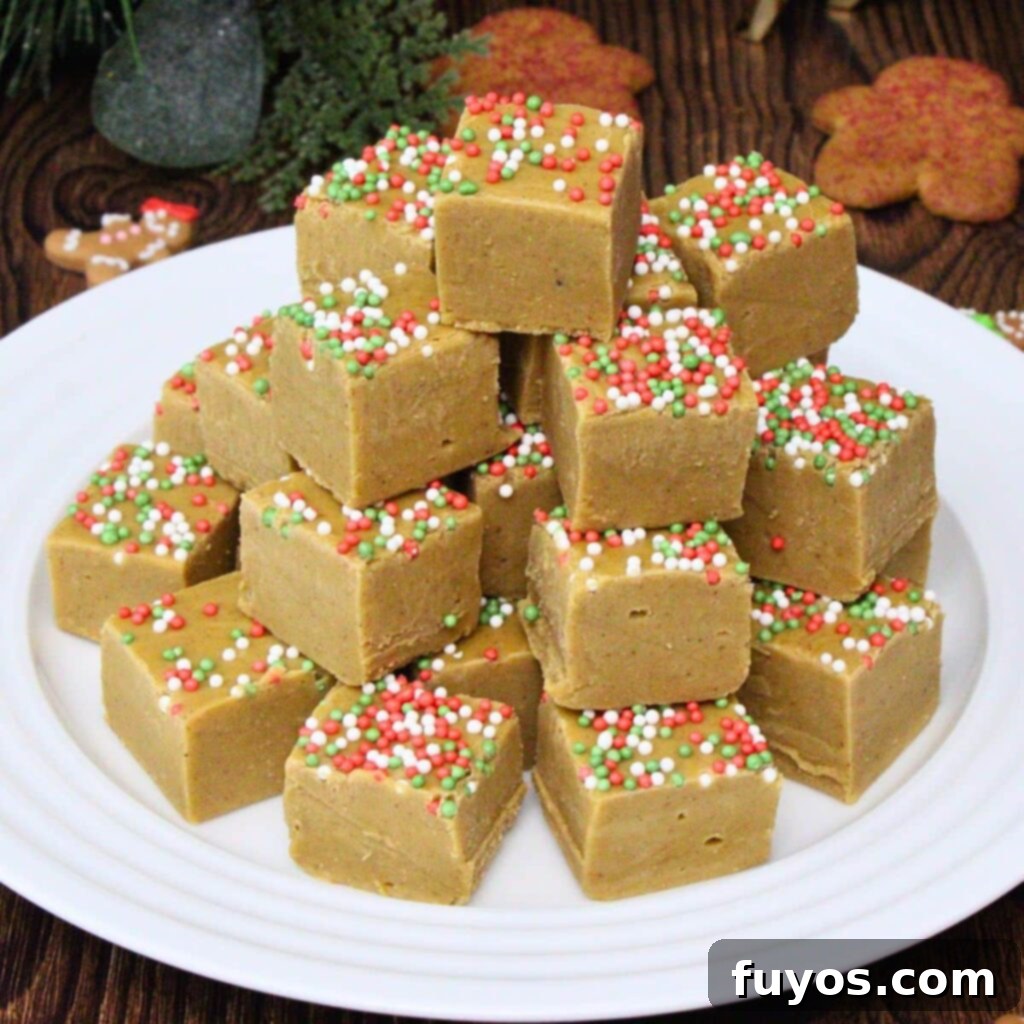 Effortless Holiday Gingerbread Fudge 2 gingerbread fudge recipe dinners done quick featured image