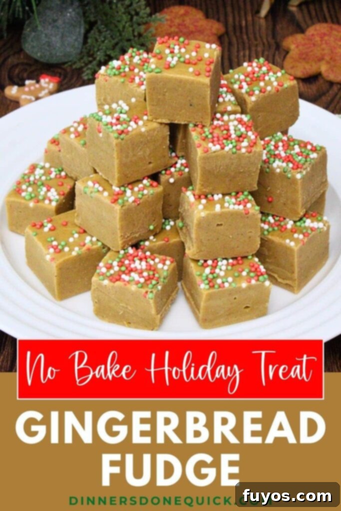 Effortless Holiday Gingerbread Fudge 11 gingerbread fudge recipe dinners done quick pinterest