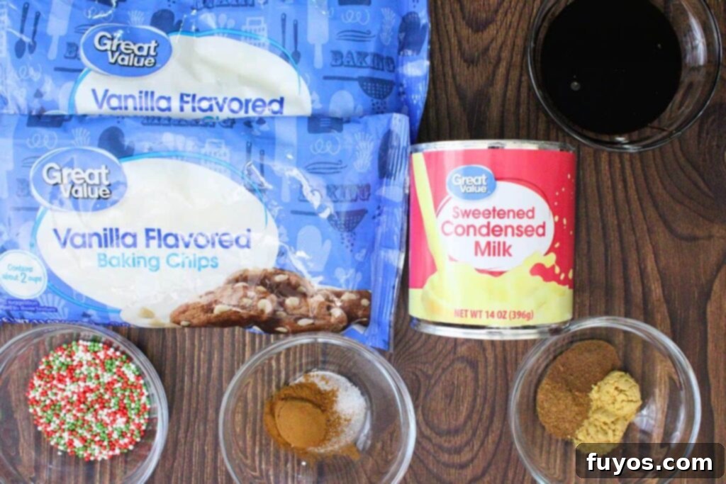 Effortless Holiday Gingerbread Fudge 4 ingredients to make gingerbread fudge