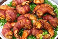 Savory Air Fryer Shrimp Wrapped in Bacon