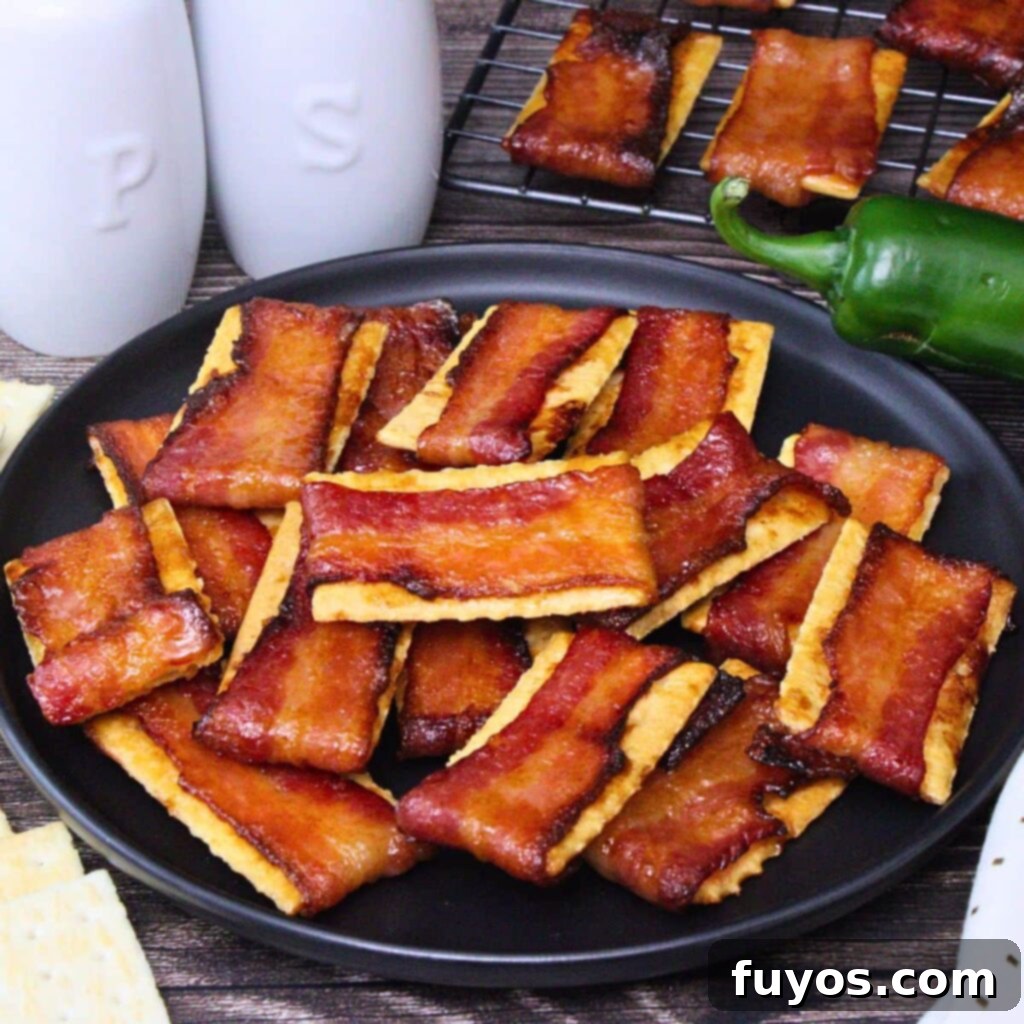 Crispy Air Fryer Bacon Bites: The Perfect Party Snack 2 Bacon crackers recipe air fryer dinners done quick featured image
