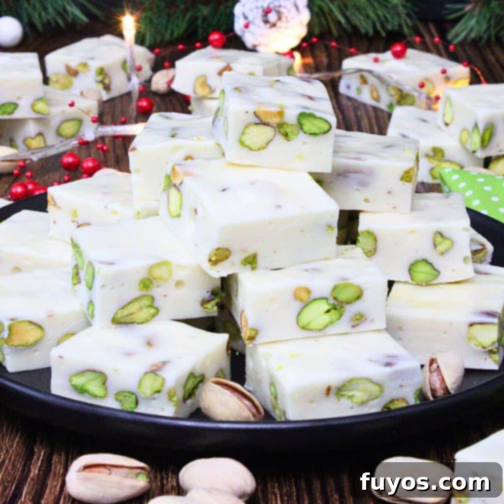 Pistachio nougat recipe: a quick and easy dessert