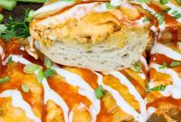 Buffalo Chicken Garlic Bread Reinvented: An Air Fryer Delight