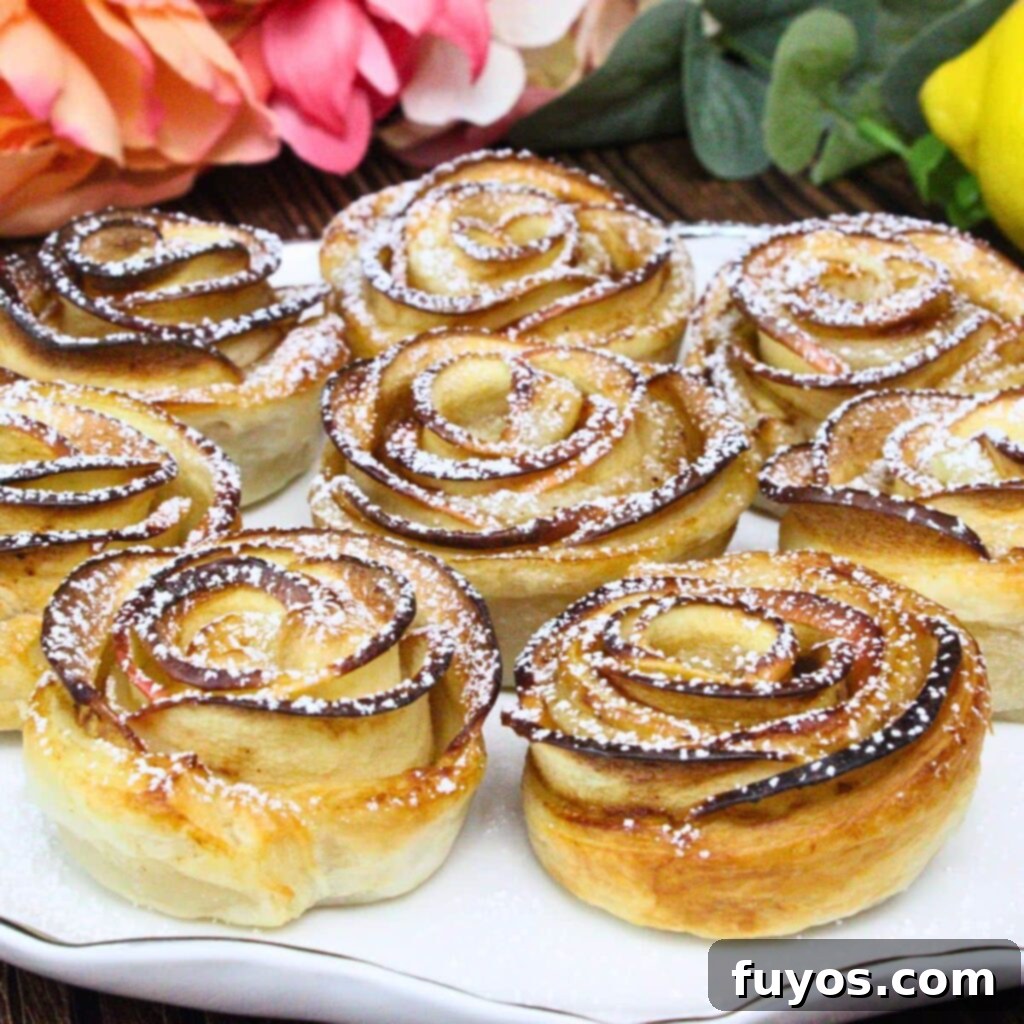 Air fryer apple roses recipe - quick and easy dessert idea
