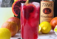 Blood Orange Vodka Lemonade Bliss