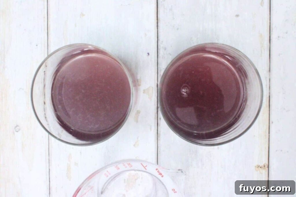 Combining Ingredients for Lavender Gin Fizz