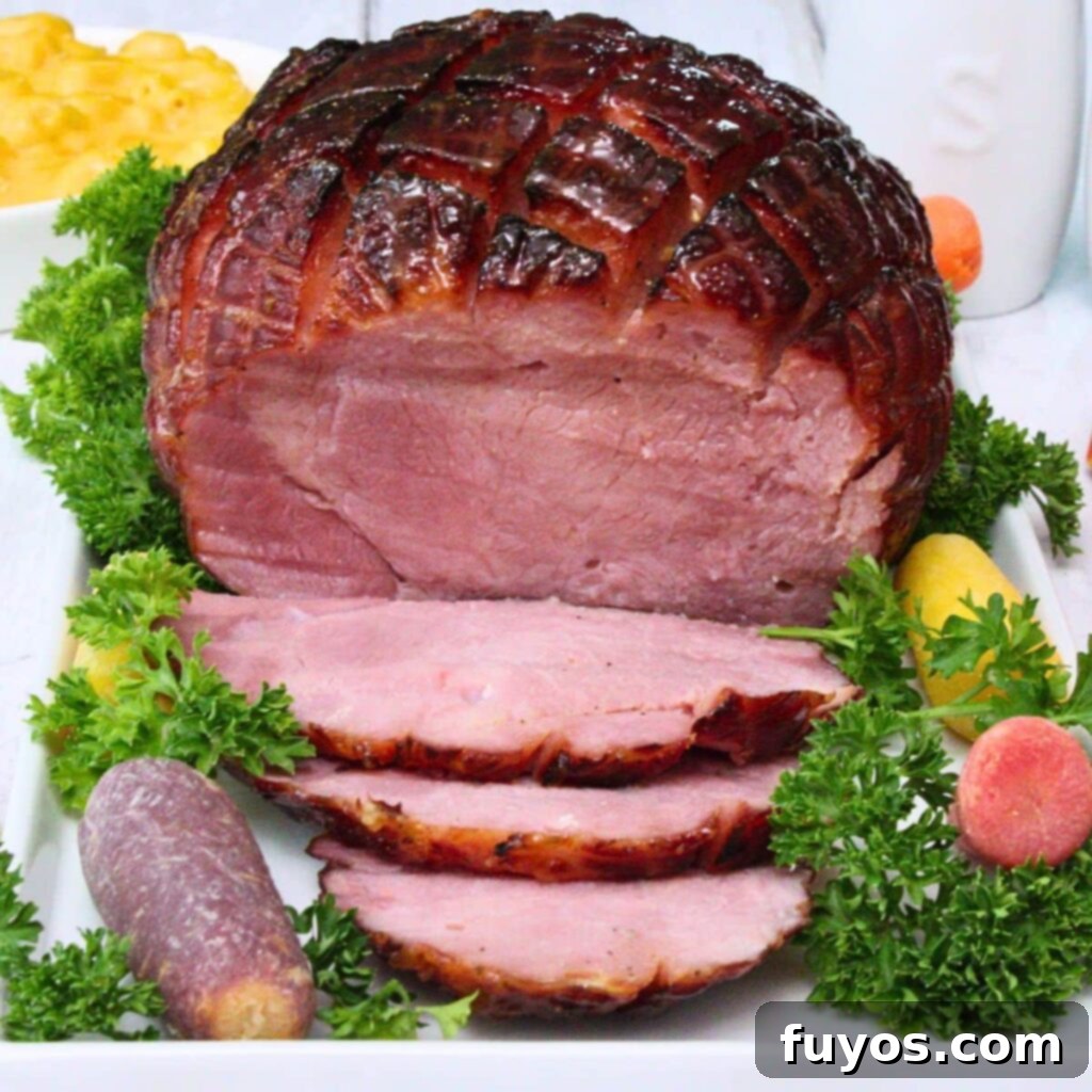 Hot honey glazed small ham recipe dinners done quick featured image